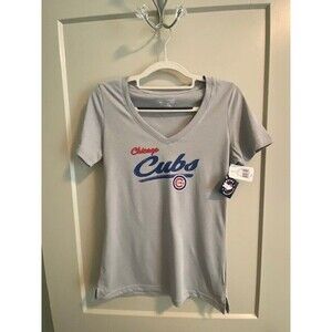 Chicago Cubs/MLB | Campus Lifestyle | Gray | Women's | V-Neck T-Shirt | M